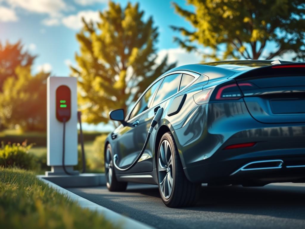 Elektroauto Ladevorgang