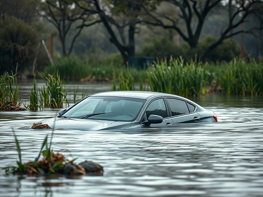Hochwasserschäden PKW