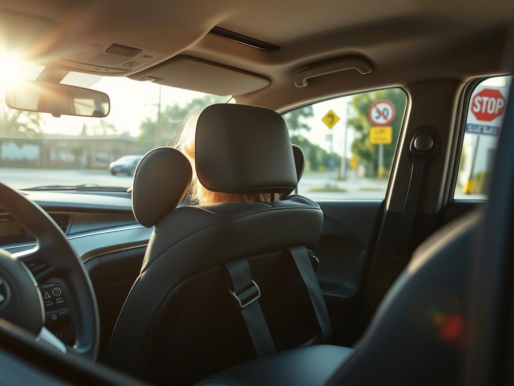 Kindersitz auf dem Beifahrersitz