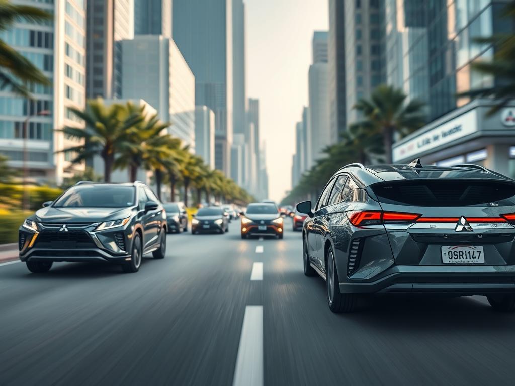 Mitsubishi Hybrid- und Elektrofahrzeuge