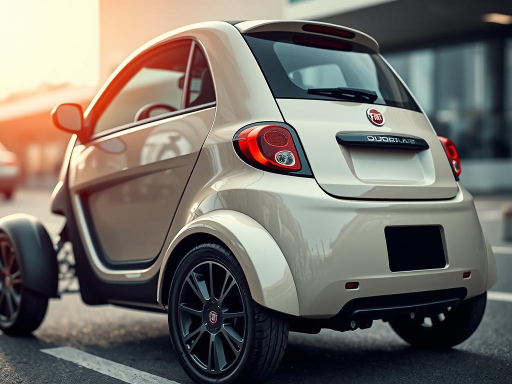 Fiat 500 Dreirad Sicherheitssysteme