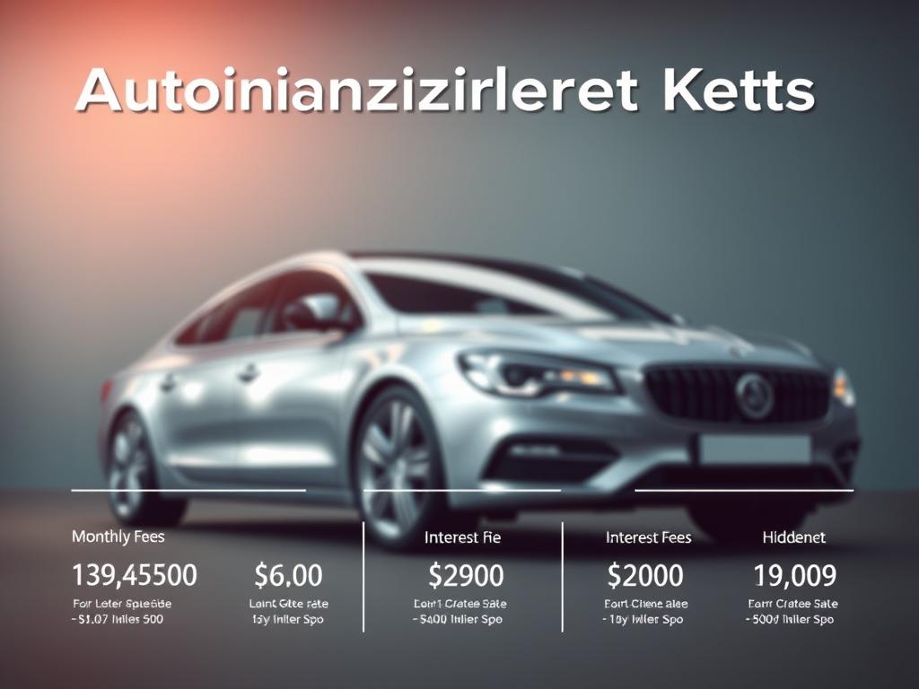 Autofinanzierung Kosten
