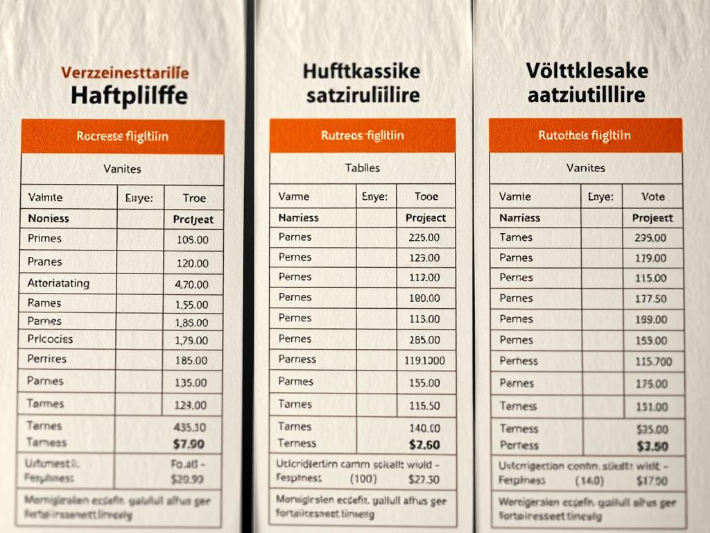 Versicherungstarife Haftpflicht Teilkasko Vollkasko Vergleich