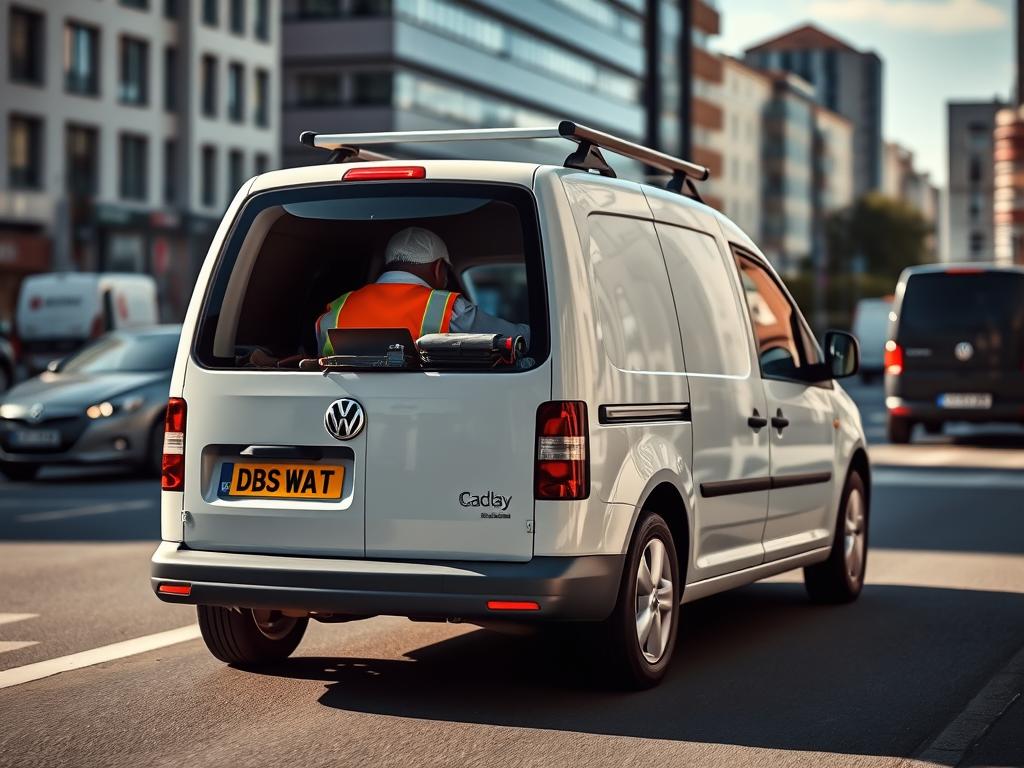 Praktische Anwendung Volkswagen Caddy Berufsalltag