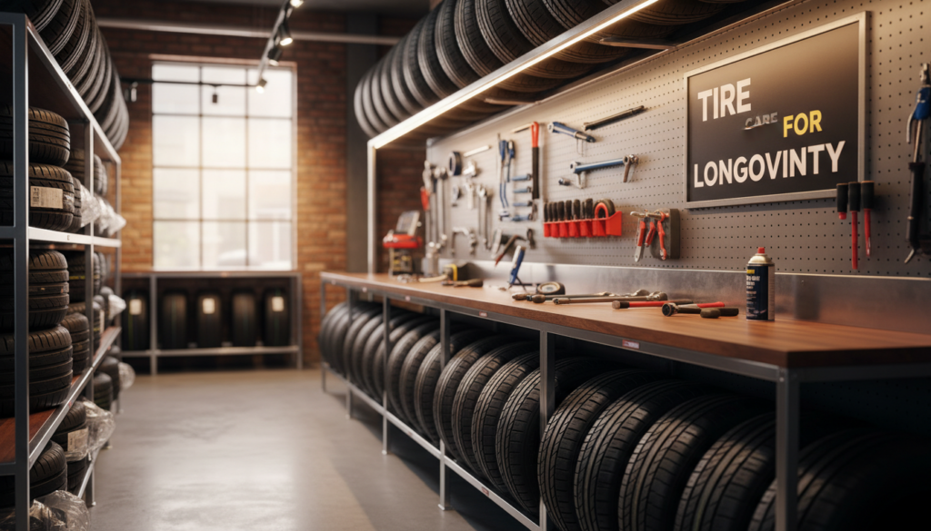 Fachgerechte Reifenlagerung