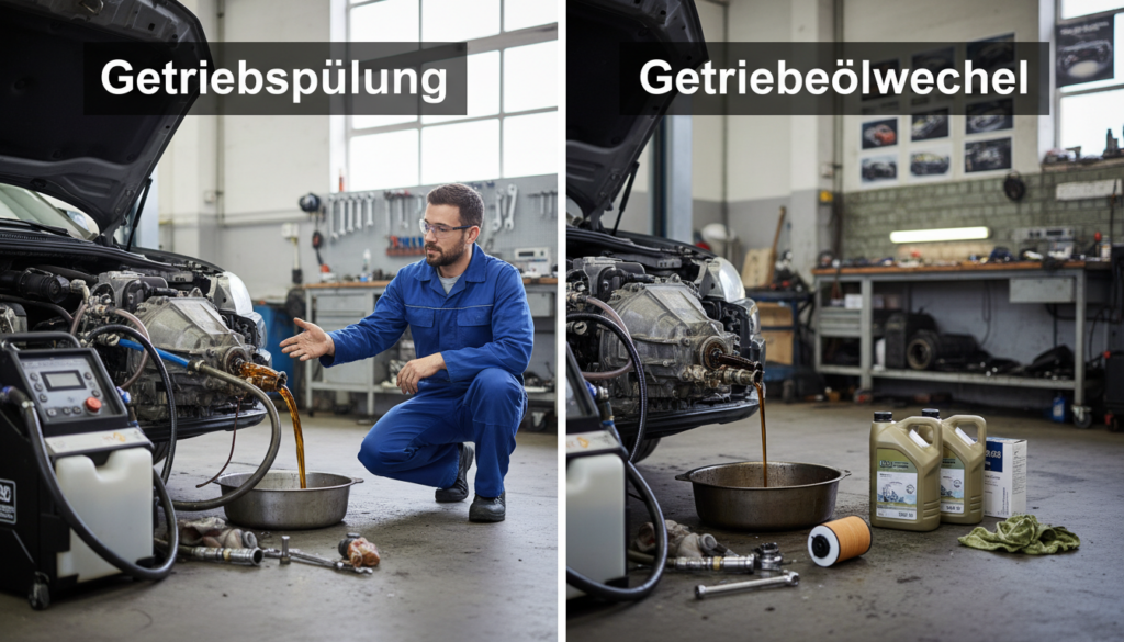 Getriebespülung vs Getriebeölwechsel Getriebespülung vs Getriebeölwechsel