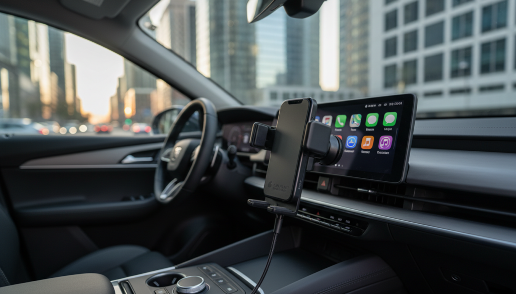 Praktische CarPlay Nachrüstung Halterung