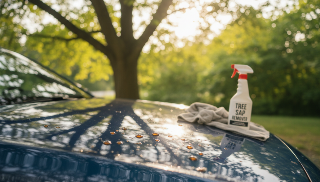 Baumharz entfernen Auto