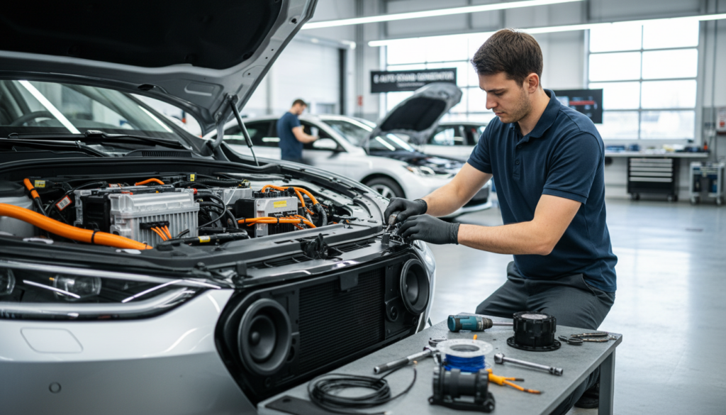 E-Auto Sound Generator nachrüsten