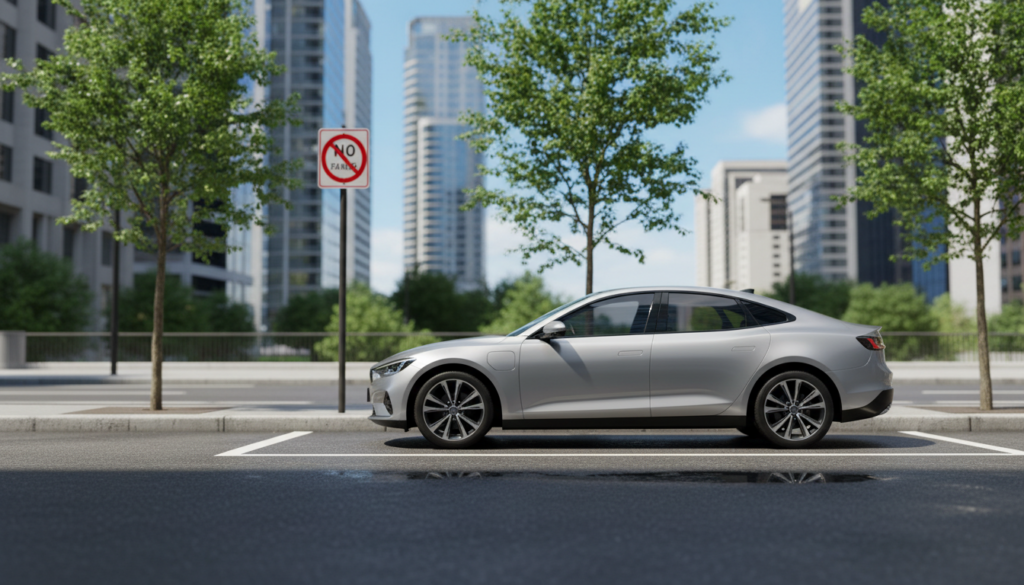 Seitenstreifen parken