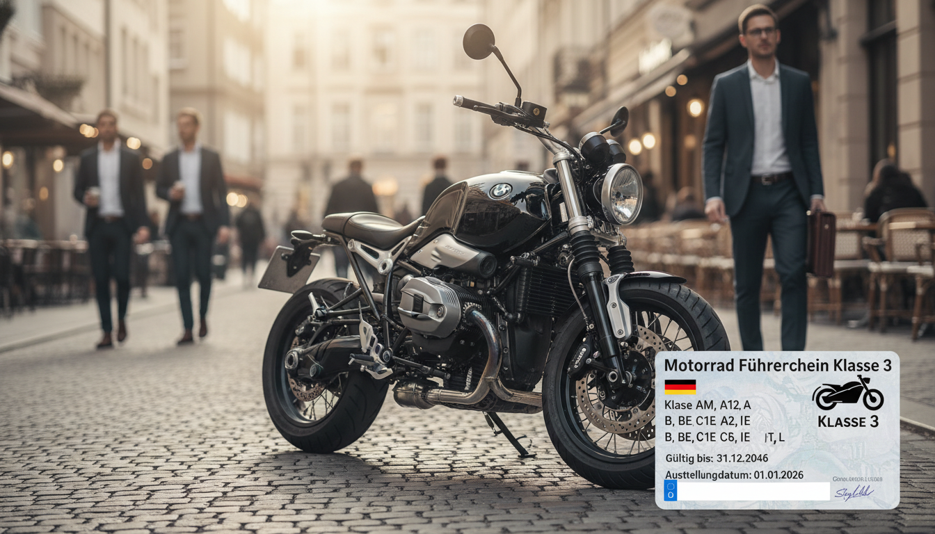 Führerschein Klasse 3 Motorrad