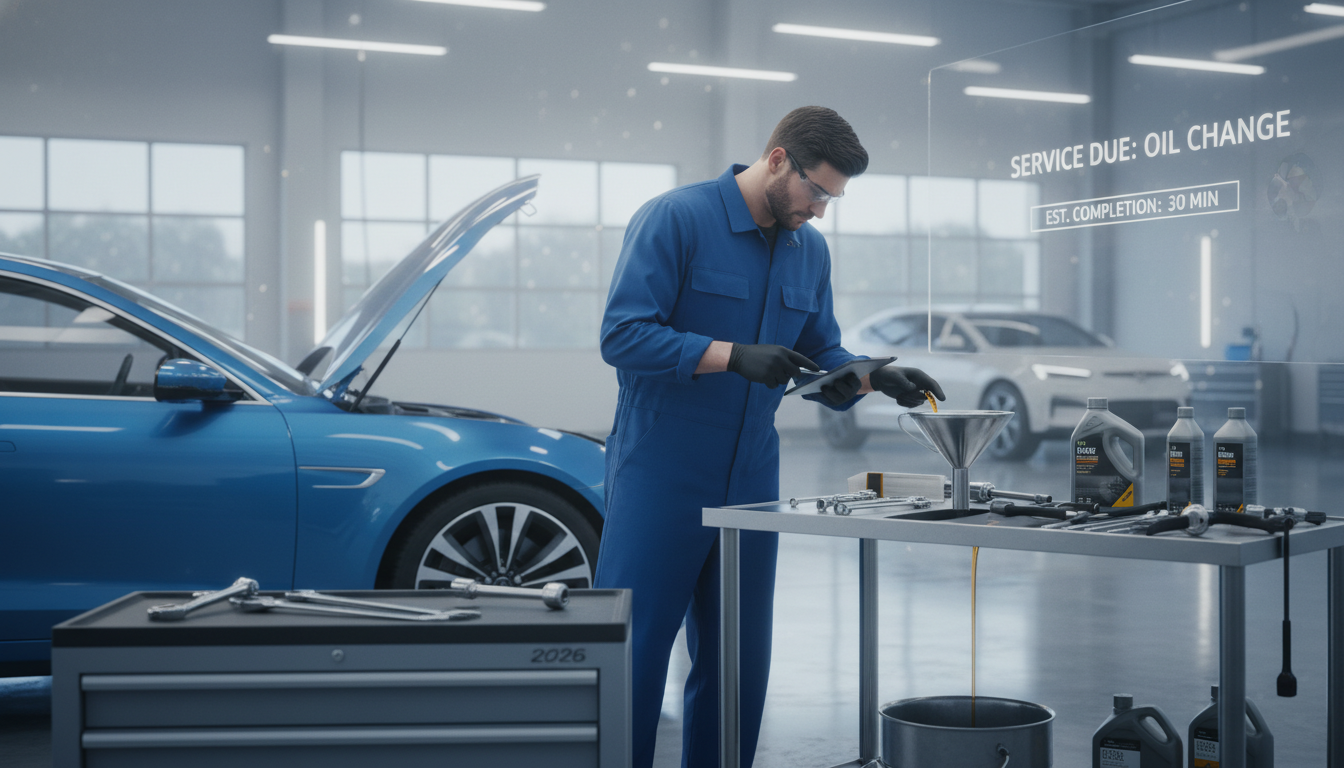 Ölwechsel machen Auto
