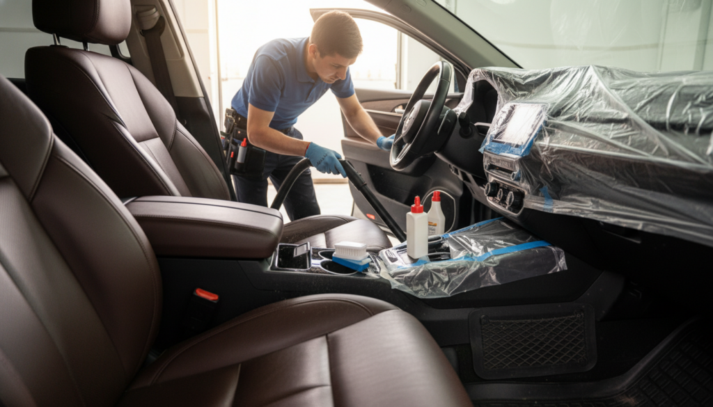 Sicherheit bei der Autoinnenreinigung Sicherheit bei der Autoinnenreinigung
