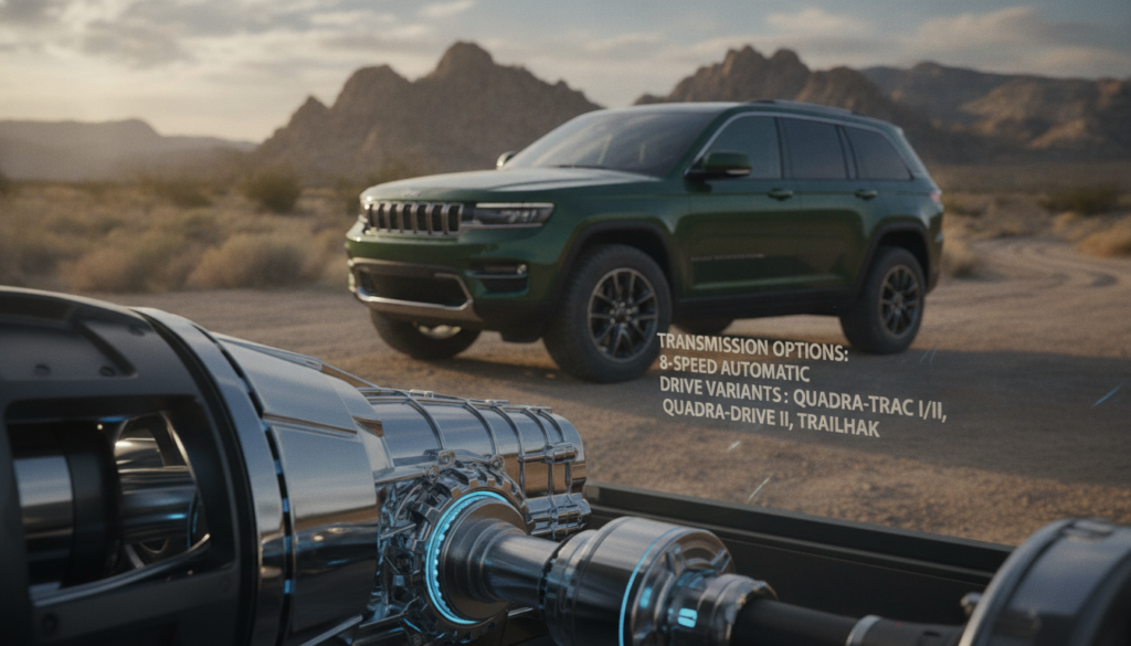 Getriebeoptionen und Antriebsvarianten des Jeep Grand Cherokee 2026