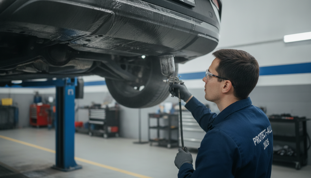 Unterbodenversiegelung Auto