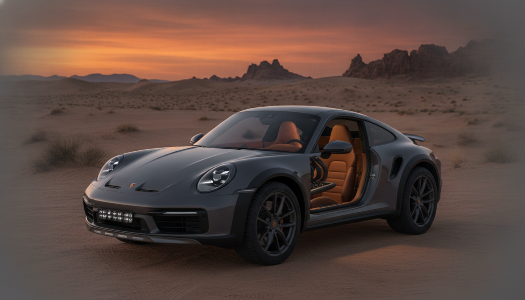 porsche 911 dakar design und interieur