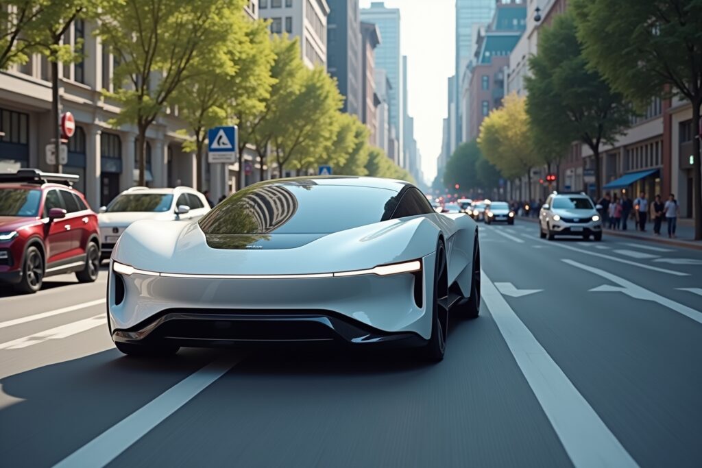 hybridauto für stadtverkehr-Titel