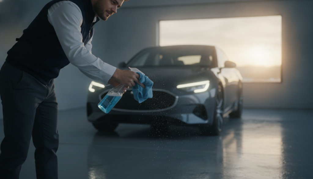 Autoscheiben reinigen